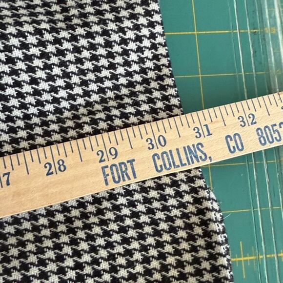 Vtg Sag Harbor Woman sz 22W Black White Houndstooth Wool Blend Blazer Jacket - Picture 5 of 5